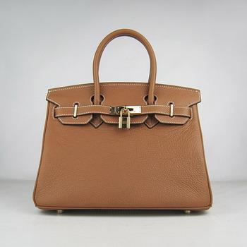 HBK30LCG012 Birkin 30CM caffﾨﾨ chiaro (oro)